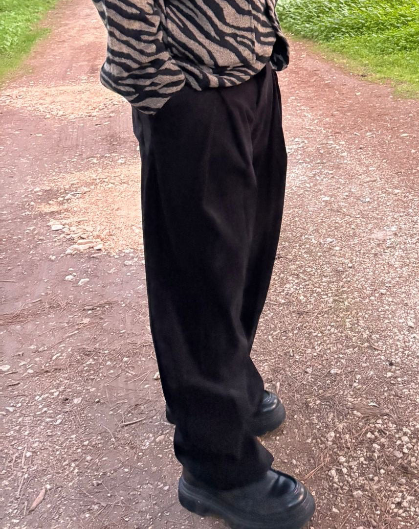 Panta Balloon Velluto Black