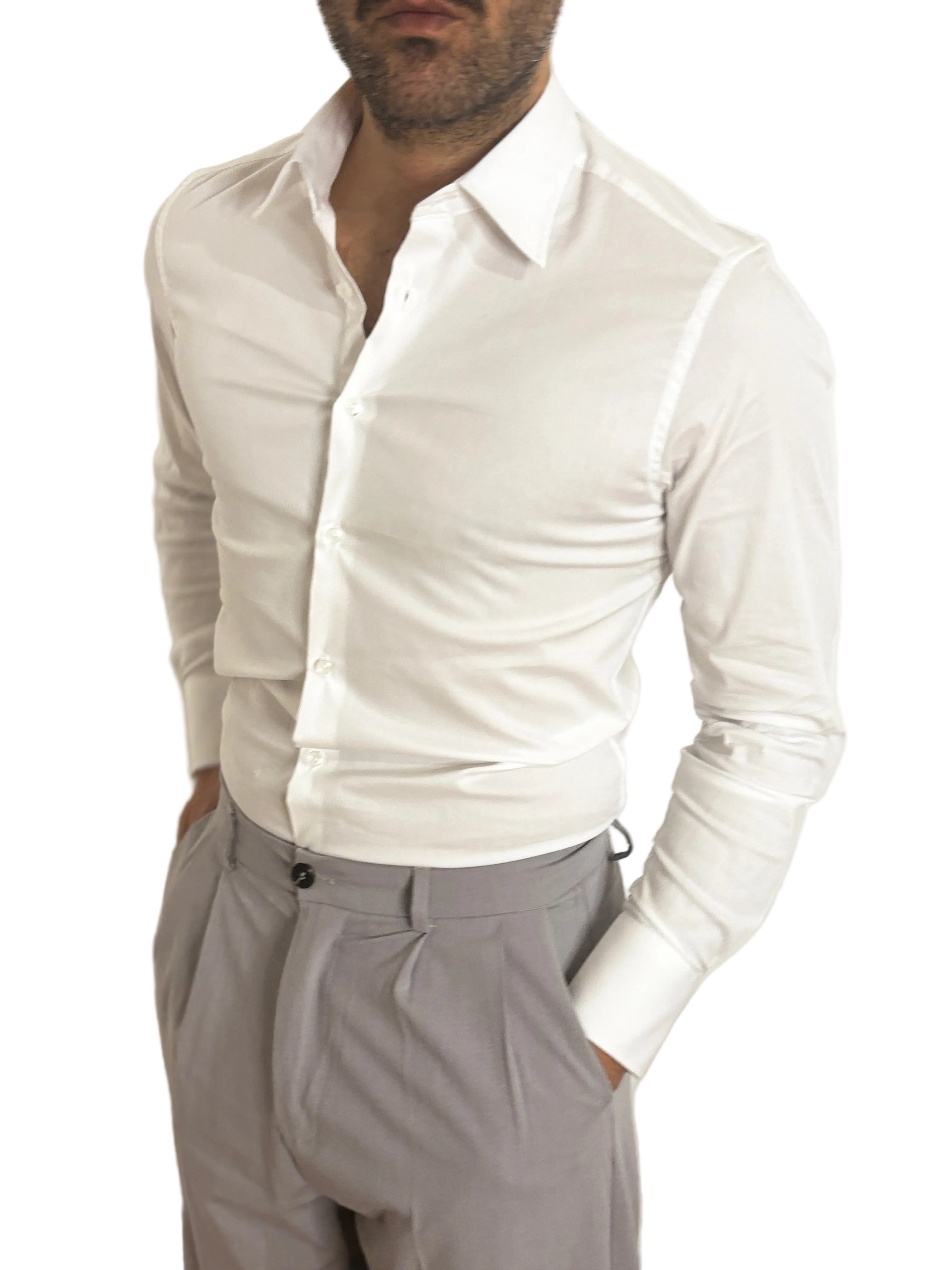 Camicia Slim fit white
