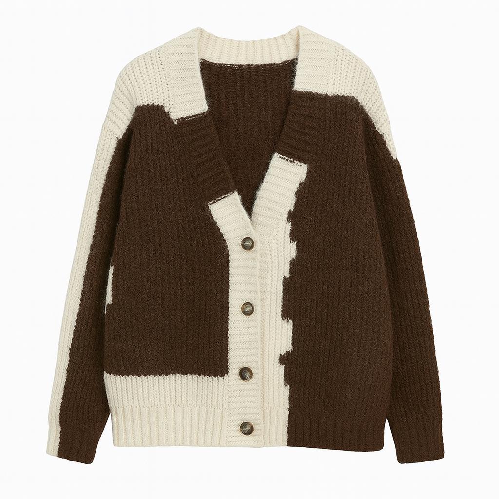 Cardigan Over Sun/Brown