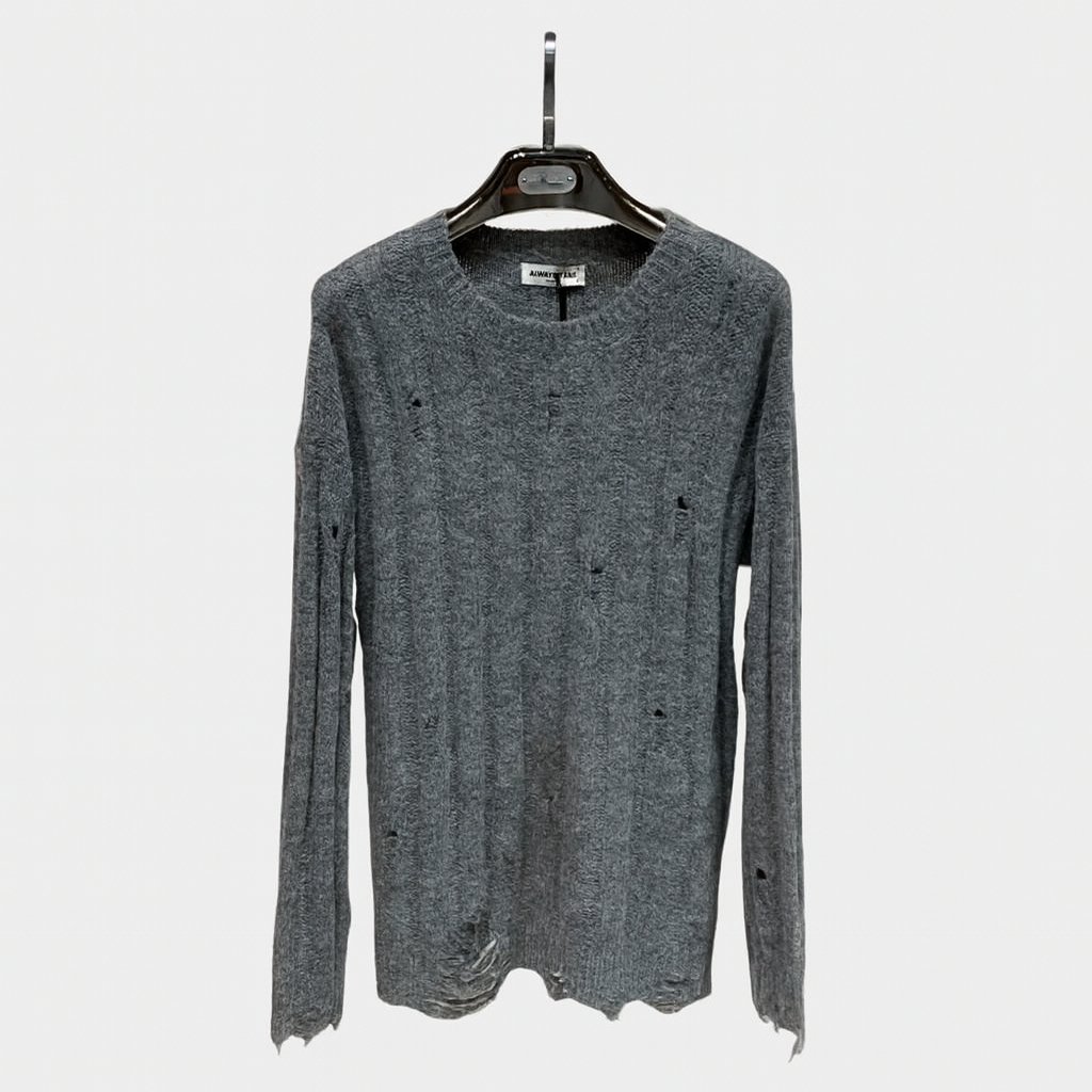 Maglione Lacerato Grey