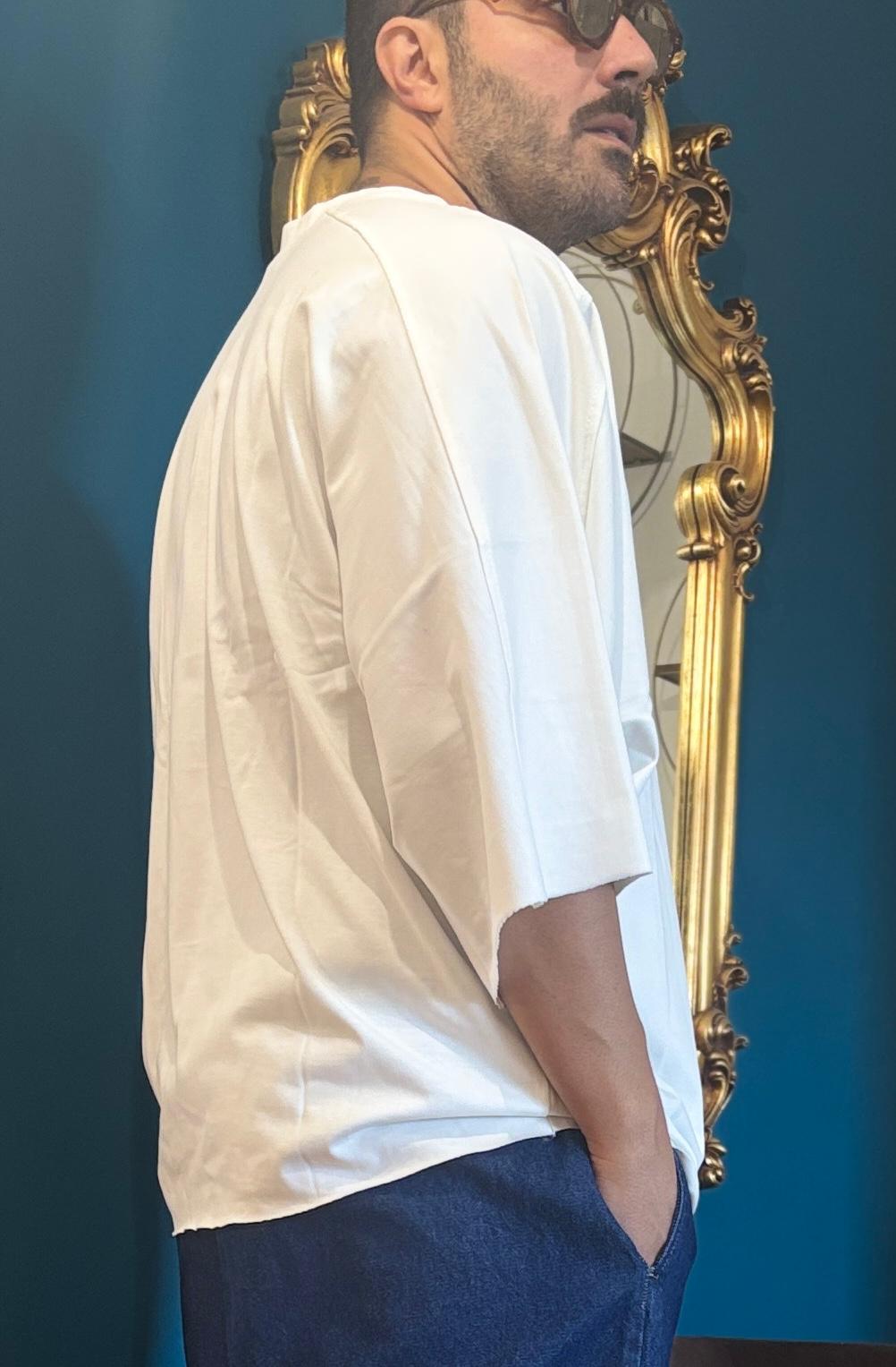 T-Shirt Over Taglio Vivo