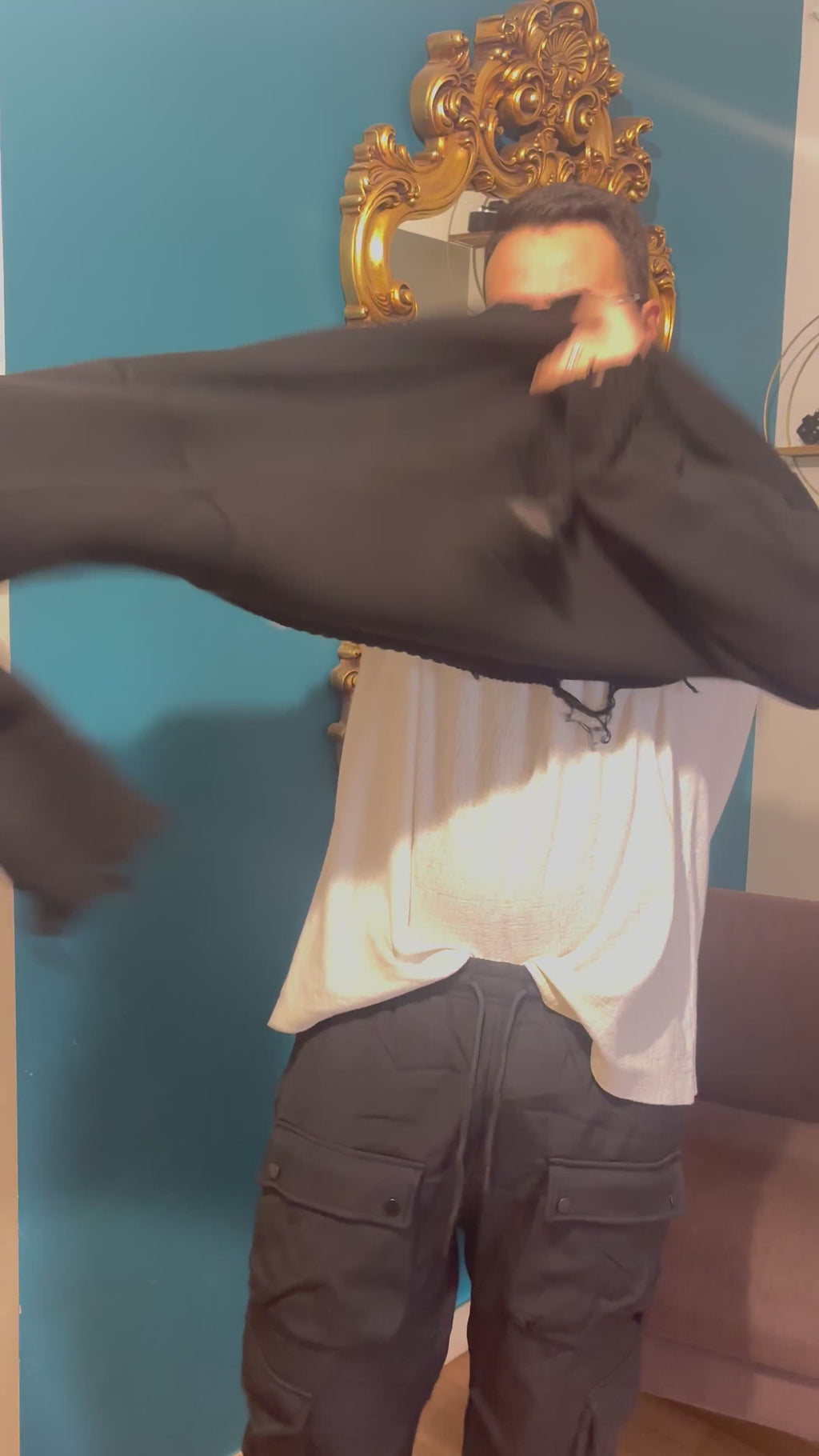 Maglione Lacerato Black